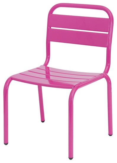 Kinderstoeltje metaal Roze
